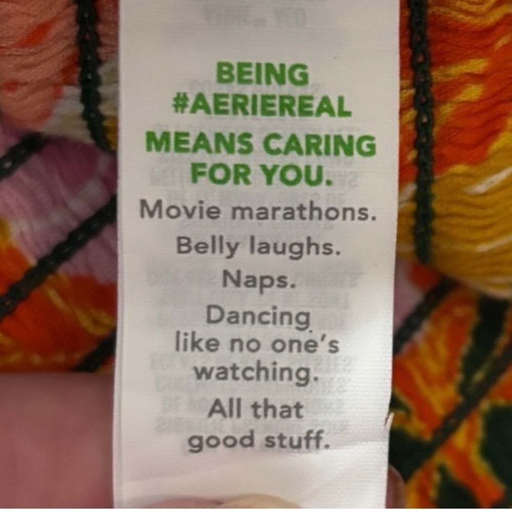 Aerie Tropical Floral Tie Front Smocked Back Crop Top Bohemian Festival Beach S - Picture 8 of 13